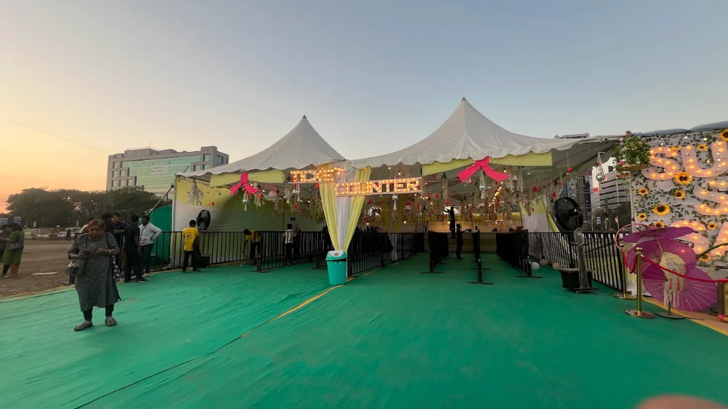 Festival Gateway and Illuminated Marquee Ticket Counter