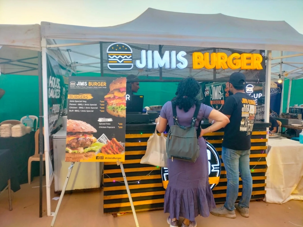 Jimis Burger Bespoke Food Festival Pavilion and Pop-Up