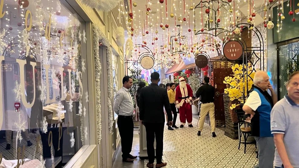 Mall Festive Bauble Corridor and Holiday Activation