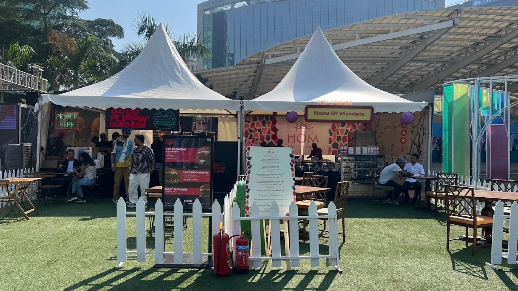 Outdoor Marquee Pagoda Tents & Food Festival Village