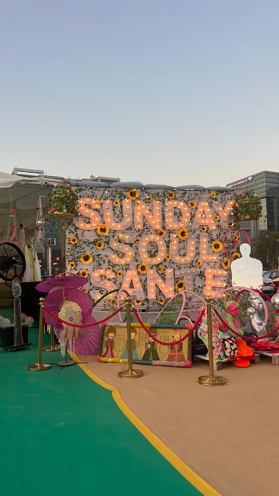 Sunday Soul Sante Festival Installation